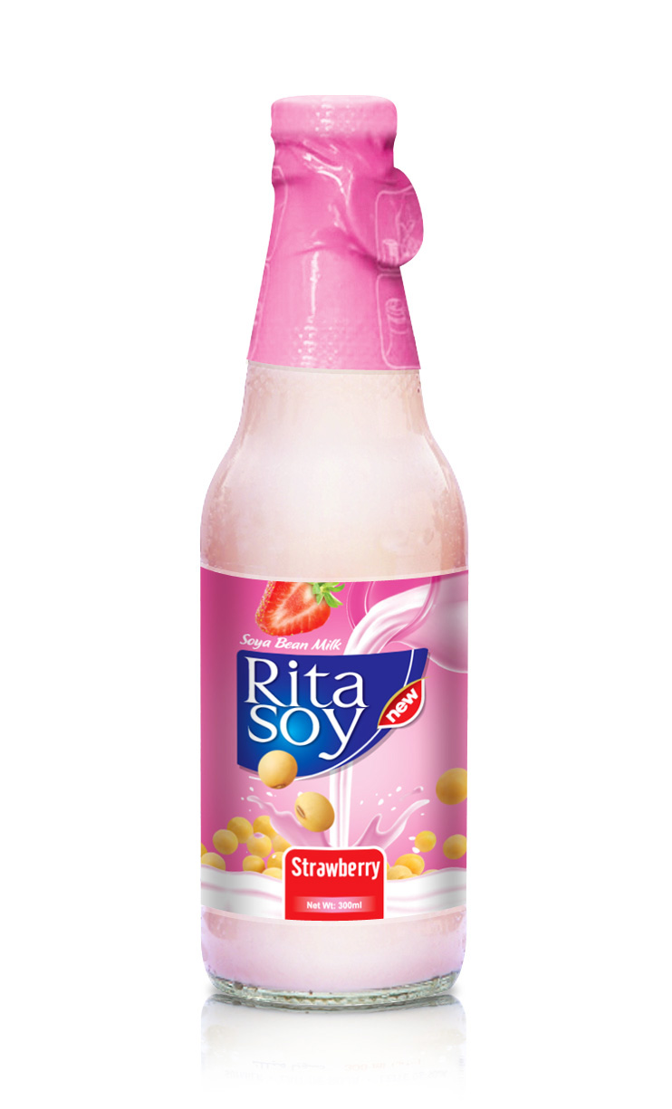 300ml Soya bean milk Strawberry